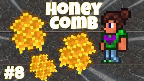 5 blocks), reduces it by 15% when underwater (8 blocks → 7 blocks), makes the player immune to fall damage, and releases bees when attacked, which seek out and damage enemies. . Honeycomb terraria